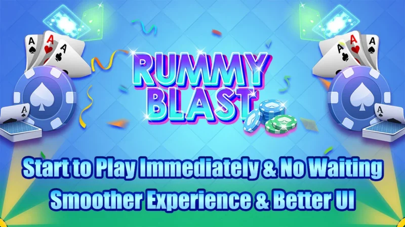 Rummy blast gameplay